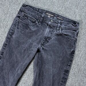 Michael Kors Parker Slim Fit Men's Black Denim Jeans Size 29x30 (Actual‎ 30x28)